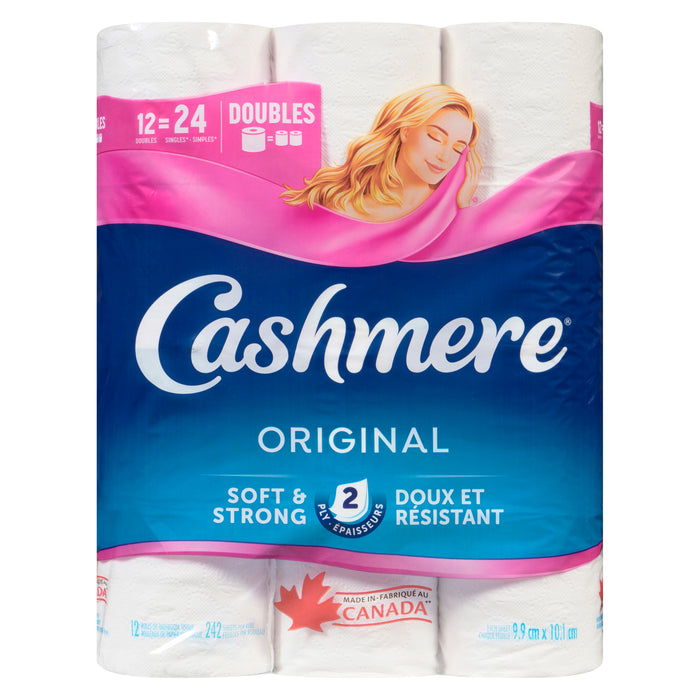 Papier hygiénique Cashmere régulier, emballage de 12