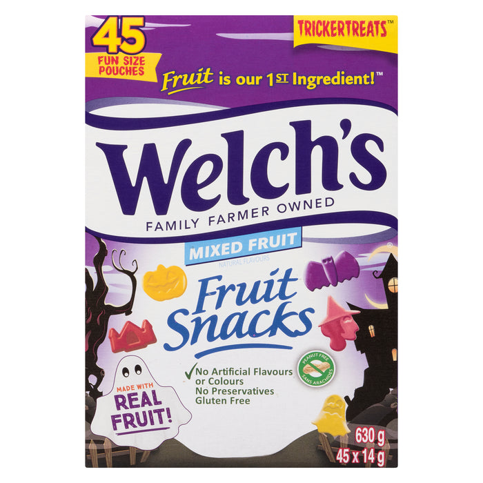 Collations aux fruits Welch's, emb. de 45