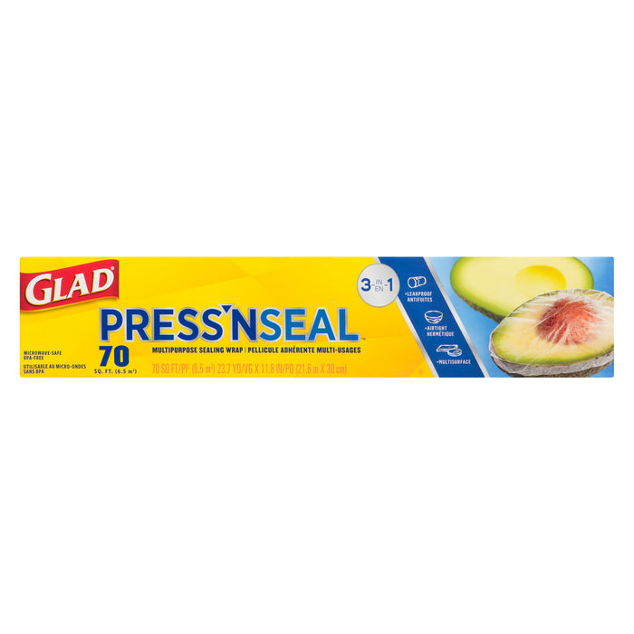 Glad Press'n Seal Pellicule Adhérente Multi-Usages