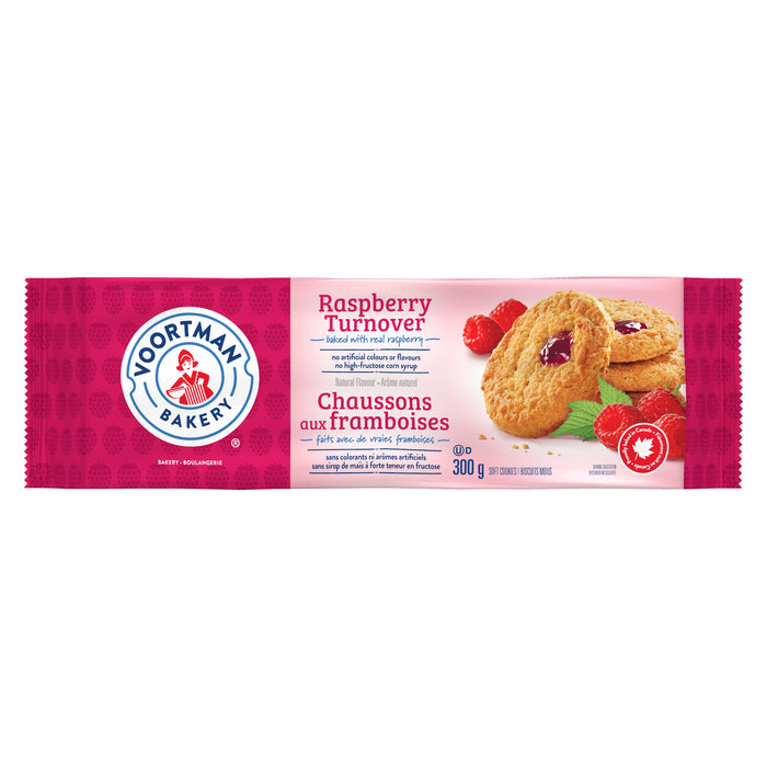 Voortman Bakery Biscuits Mous Chaussons aux Framboises, 300 g