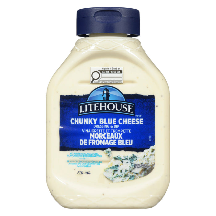 Litehouse Dressing & Dip Chunky Blue Cheese Family Size, 591 ml