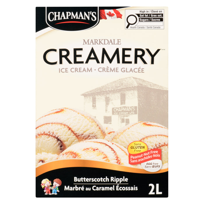 Crème glacée tourbillon de caramel écossais Chapman's - 2 l