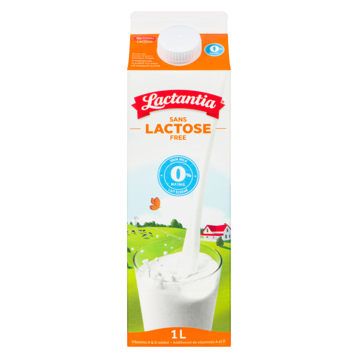 Lactantia Lactose Free Skim Milk 0% M.F., 1 L