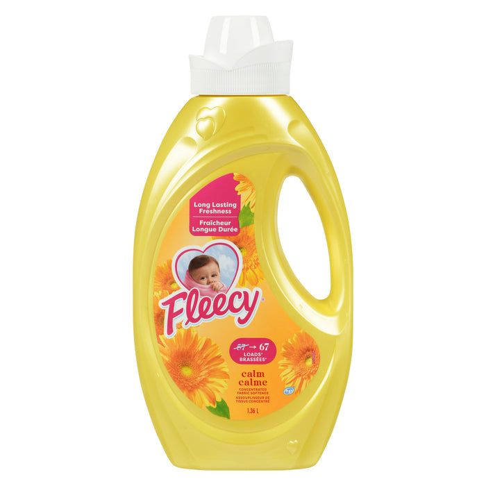 Fleecy Assouplisseur de Tissus Concentré Calme, 1.36 L