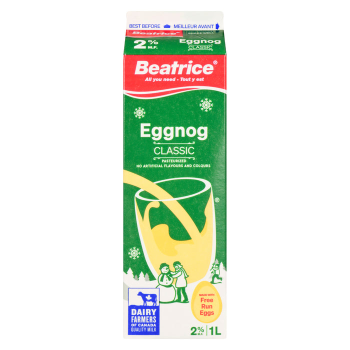 Beatrice Eggnog Classic 2% M.F., 1 L