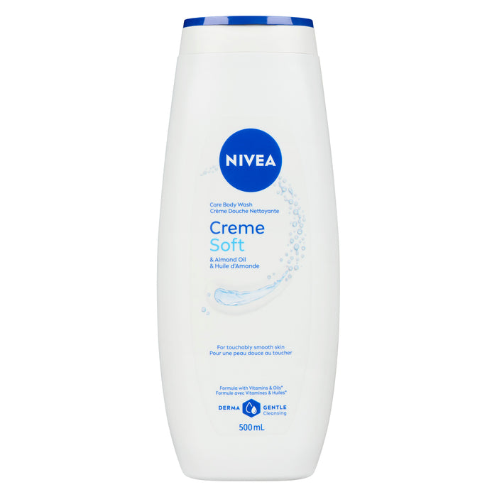 NIVEA Crème Douche Nettoyante Creme Soft & Almond Oil, 500 ml