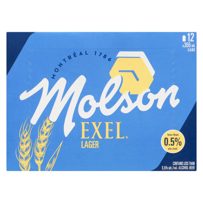 Molson Exel Beer 12pk. - 355ml