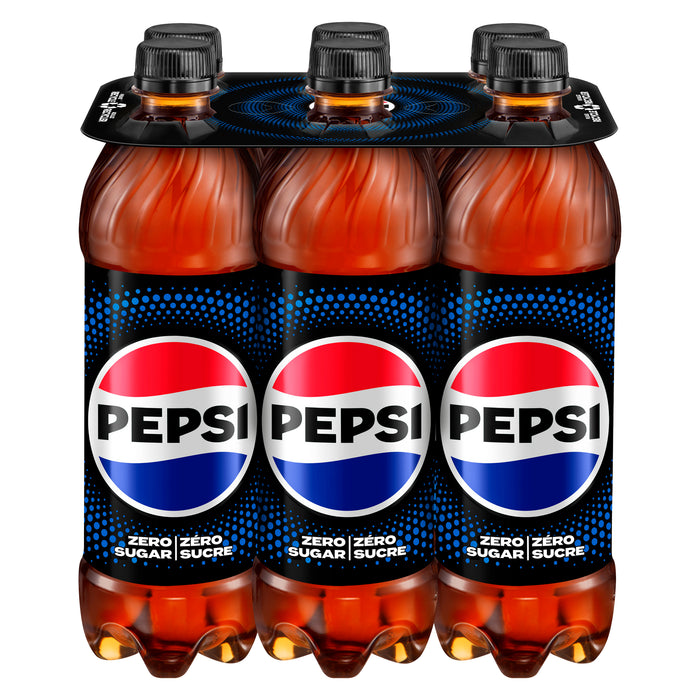 Pepsi zéro sucre, emballage de 6, 710 ml
