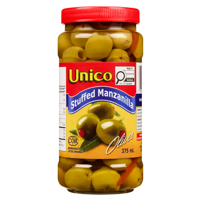 Olives Manzanilla farcies Unico - 375 ml