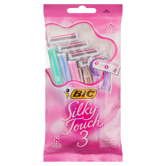 BIC Silky Touch 3 Disposable Razors - 8pk.