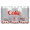 Coke Diète Cola Mini, emb. de 6, 222 ml
