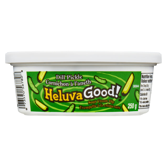 Heluva Good! Trempette à la Crème Sure Cornichon à l'Aneth, 250 g