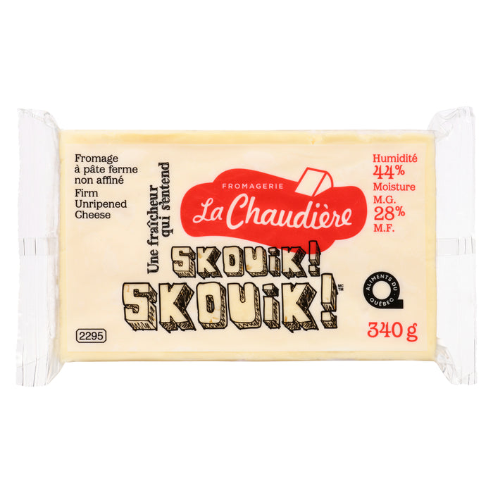 Fromagerie La Chaudière Skouik! Skouik! 28% M.F. Firm Unripened Cheese, 340-g