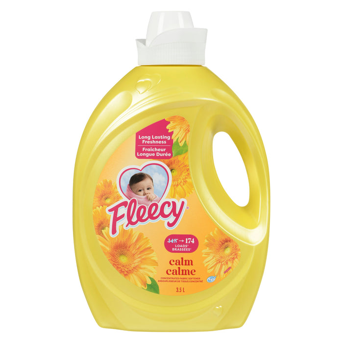 Fleecy Concentrated Fabric Softener Calm, 174 Loads, 3.5 L