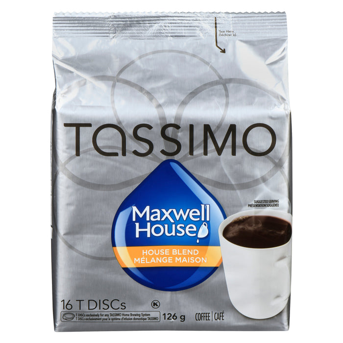 Café mélange maison Maxwell House Tassimo, emb. de 16, 126 g