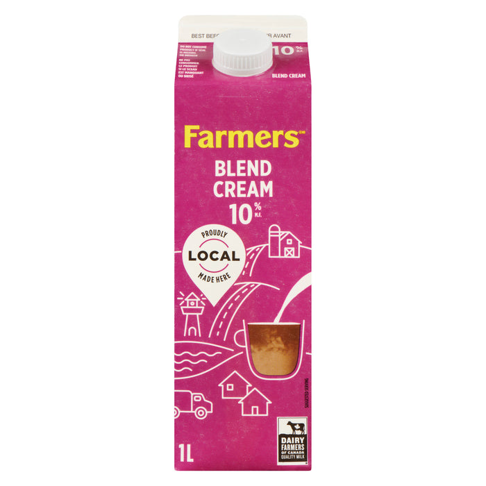 Crème Farmers Blend 10 % M.G., 1 L