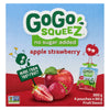 GoGo Squeez Compote de Fruits Pomme Fraise Gourdes, emb. de 4, 90 g