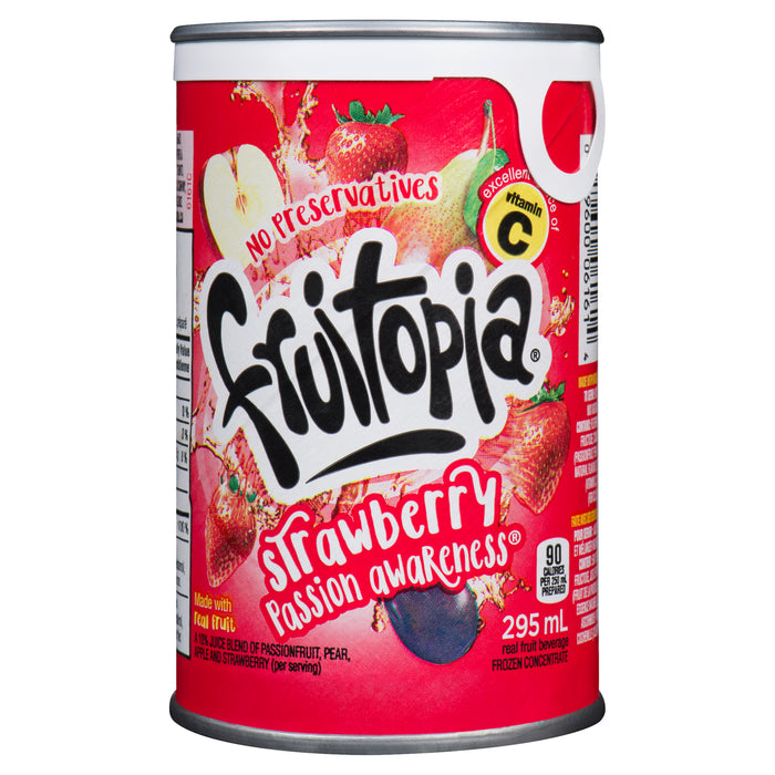 Fruitopia Real Fruit Strawberry Passion Awareness Beverage, 295-ml