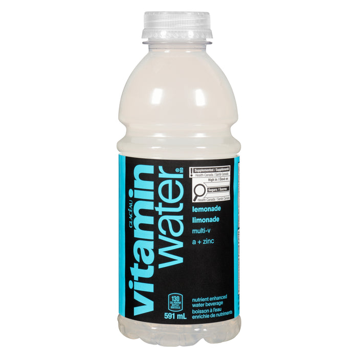 Glacéau Vitaminwater Nutrient Enhanced Water Beverage Multi-V Lemonade, 591 ml