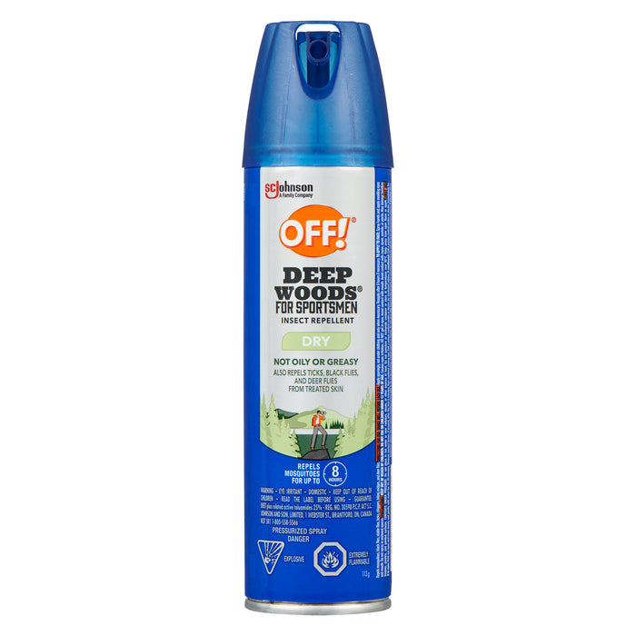 Chasse-moustique sec OFF!® Régions sauvages® pour sportifs - 113 g