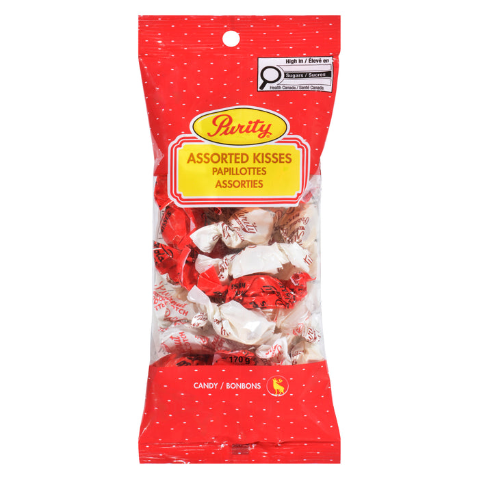 Purity Assorted Kisses Candy, 170 g