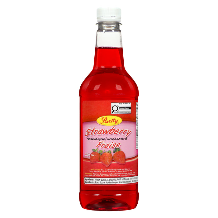 Purity Strawberry Flavoured Syrup, 750 ml