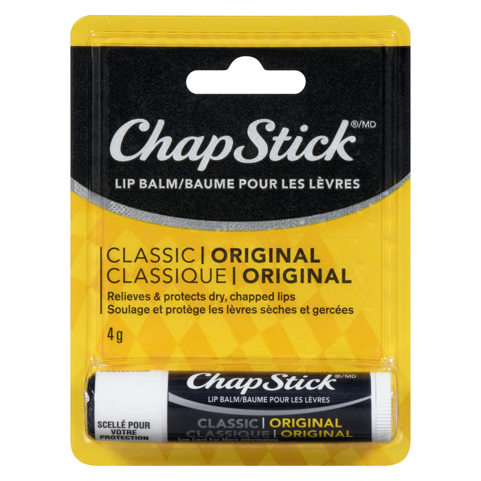 ChapStick Baume pour les Lèvres Classique Original, 4 g