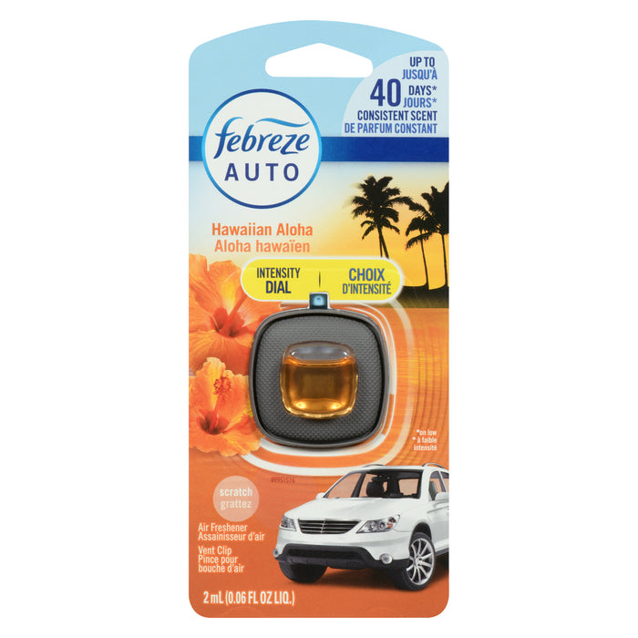 Febreze Car Hawaiian Aloha Car Clip Air Freshener, 1-Pack