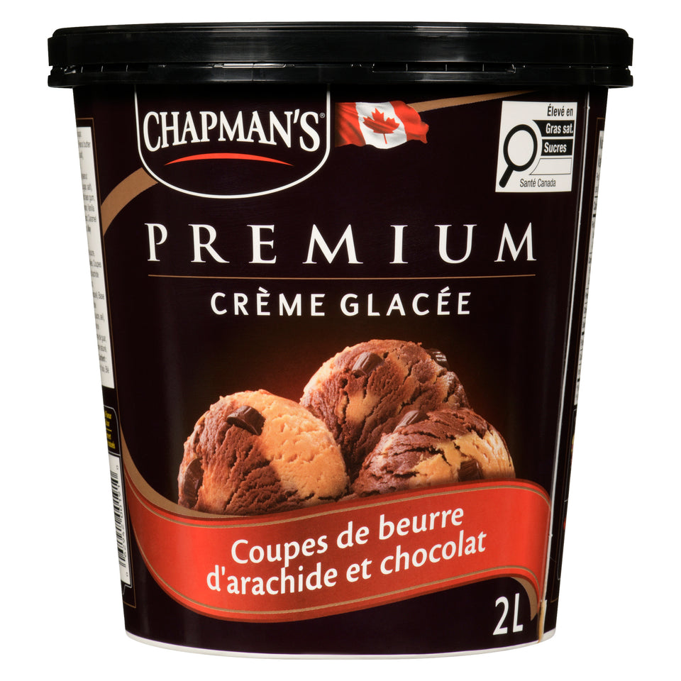 Chapman's Premium Ice Cream Chocolate Peanut Butter Cup, 2 L