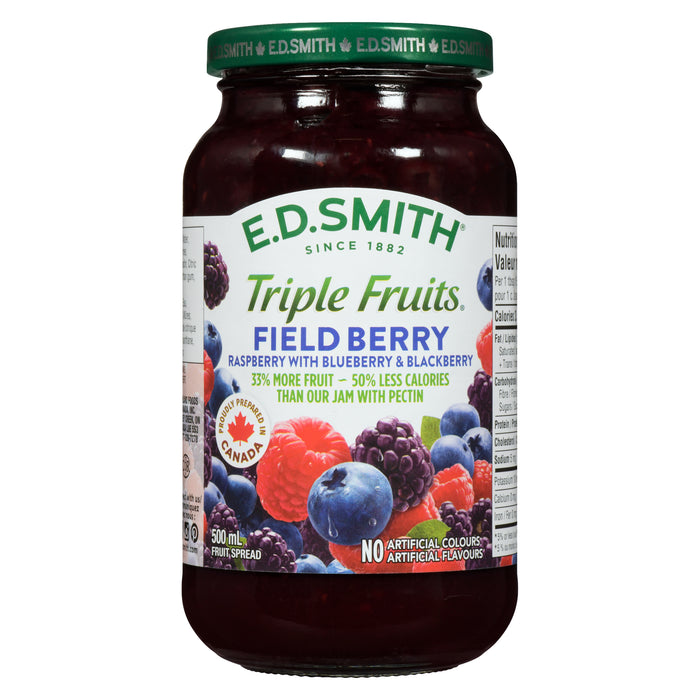 E.D.SMITH. Triple Fruits Field Berry Spread, 500ml