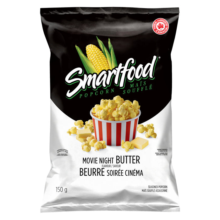 Maïs soufflé au beurre Smartfood Soirée cinéma - 150 g