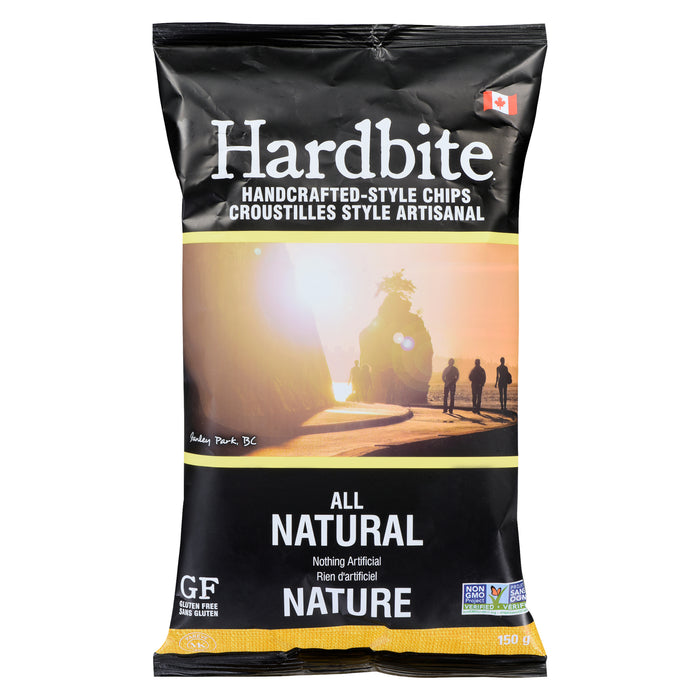 Hardbite Handcrafted-Style Chips All Natural, 150 g