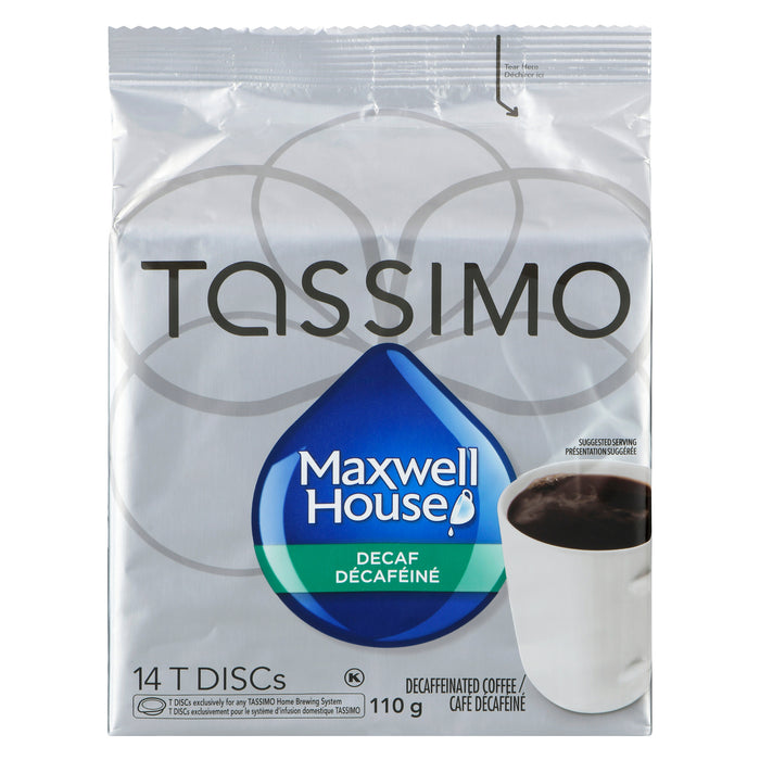 Café décaféiné Tassimo Maxwell House - 110 g