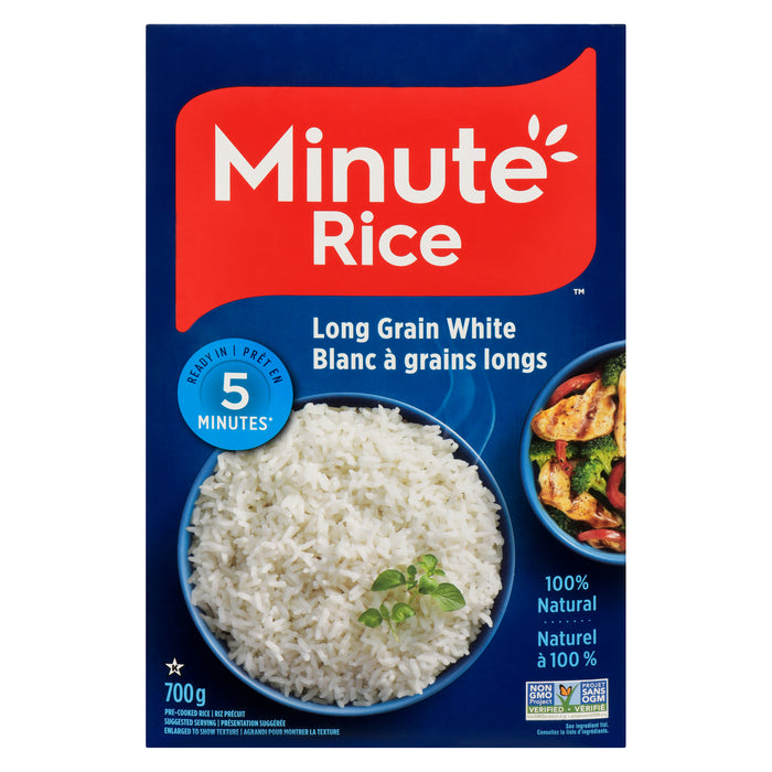 Minute Rice Pre-Cooked Long Grain Rice - 700g
