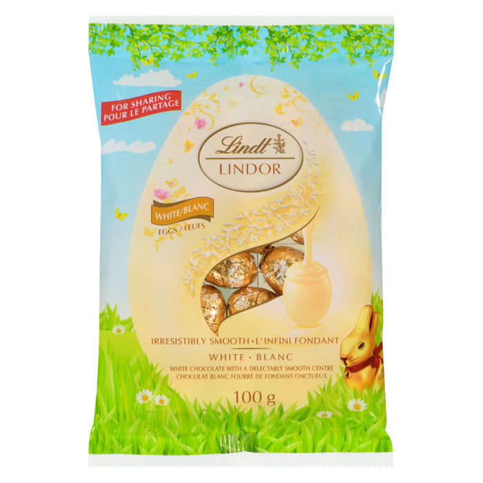 Lindt Lindor White Chocolate Mini Eggs - 100g
