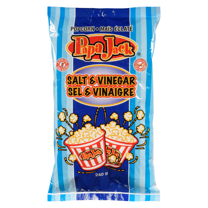 Papa Jack Popcorn Salt & Vinegar, 240 g