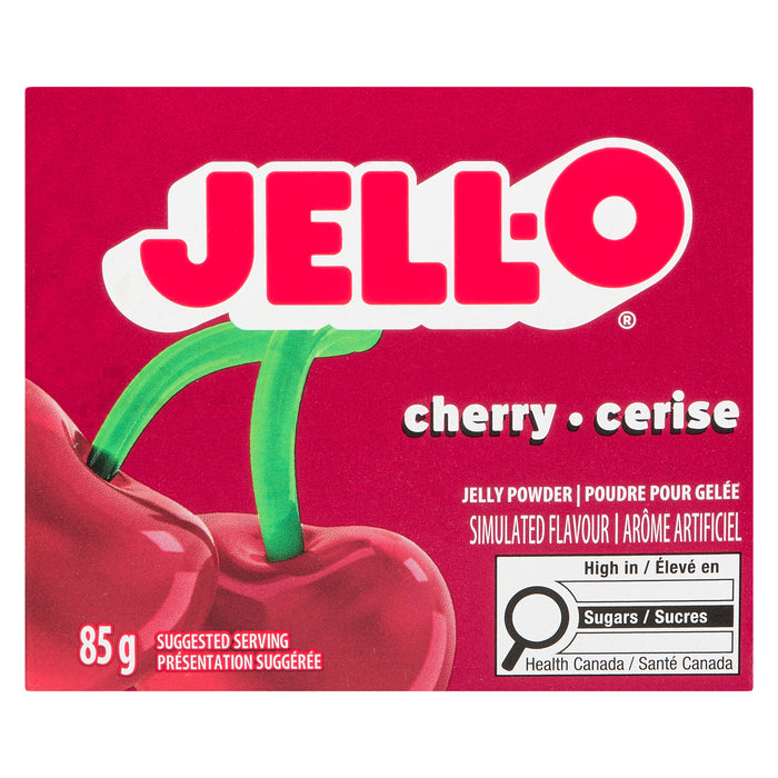 Jell-O Cherry Jelly Powder, 85 g