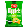 Croustilles ondulées à saveur de crème sure et oignon Yum Yum Ripplets, 150 g