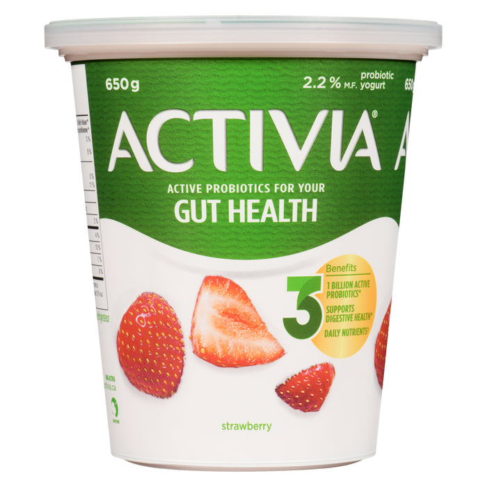 Yogourt fraise probiotique Activia 2,9 % M.G. - 650 g
