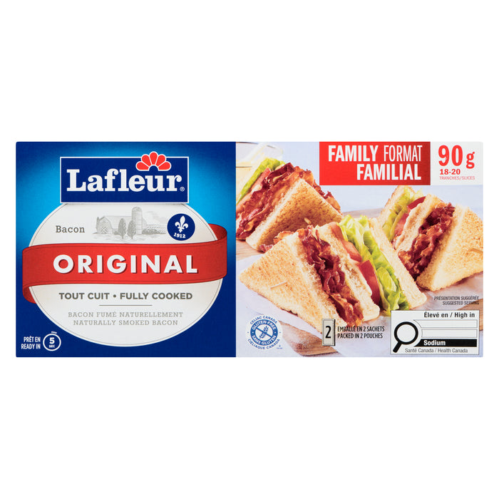 Lafleur Original Family Format Bacon, 90-g