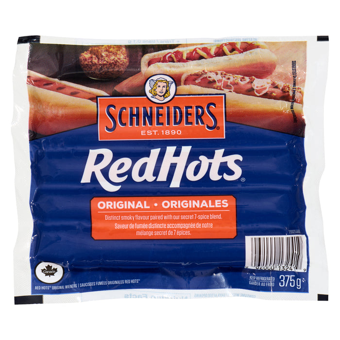 Schneider's Original Red Hots Wieners - 375g