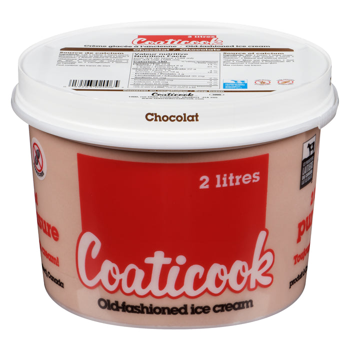 Coaticook Chocolate Old-Fashioned Ice Cream, 2-L