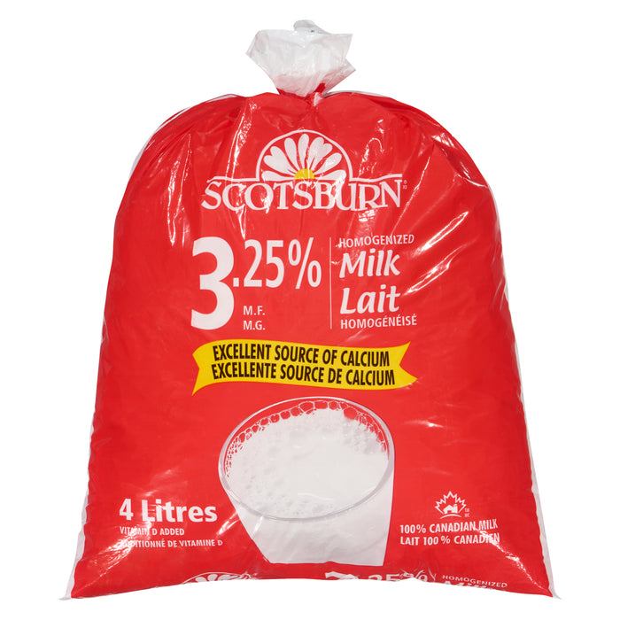 Scotsburn lait homogénéisé 3,25 %, 4 l