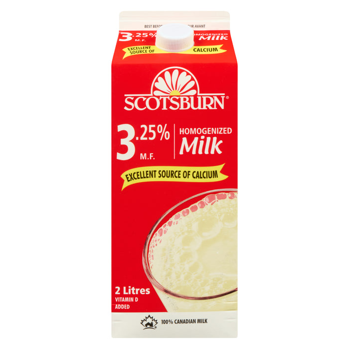 Scotsburn Homogenized Milk, 2-L