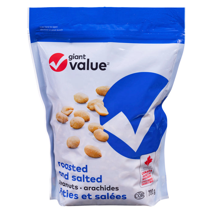 Arachides salées Giant Value, 700 g