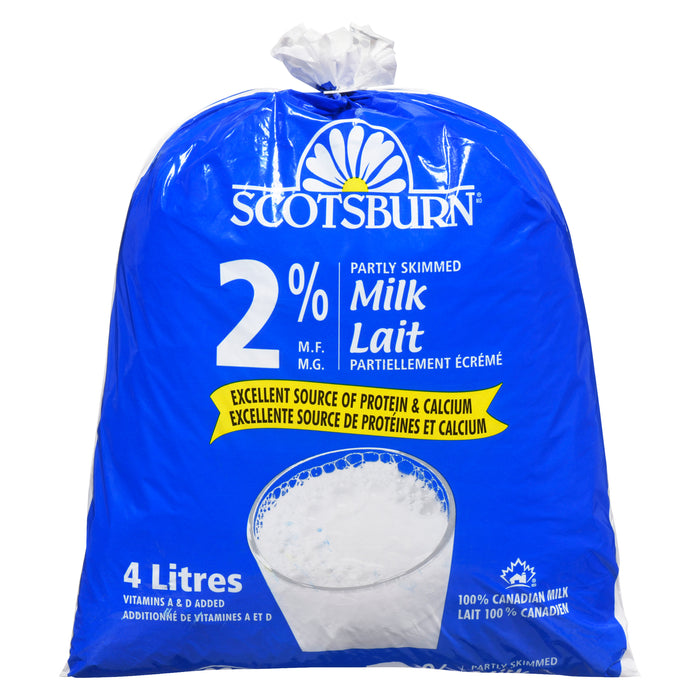 Scotsburn Lait Partiellement Écrémé 2%, 4 L