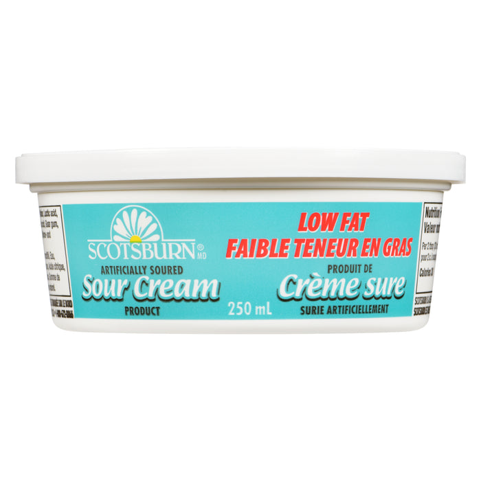 Scotsburn Low Fat  Sour Cream, 250-ml