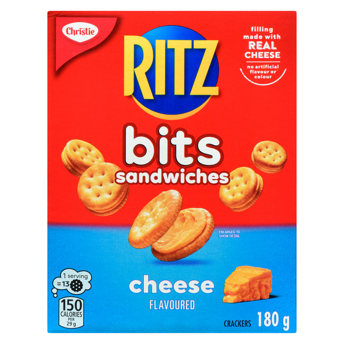 Craquelins sandwiches à saveur de fromage mini Ritz Christie - 180 g