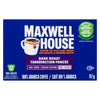 Maxwell House 100% Arabica Coffee Dark Roast Single Serve Pods 12-Packs, 117g