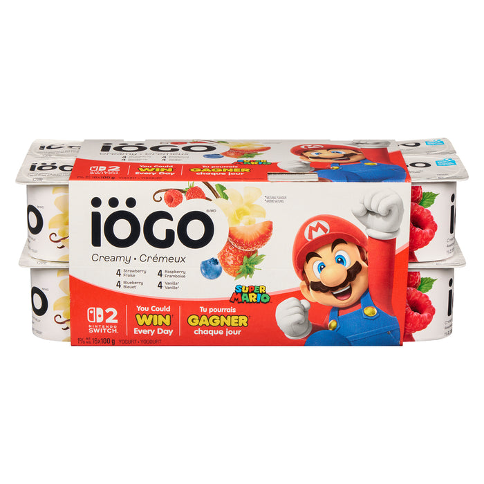 Yogourt crémeux avec 1,5 % de M. G. Iögo, emb. de 16 - 1,6 kg